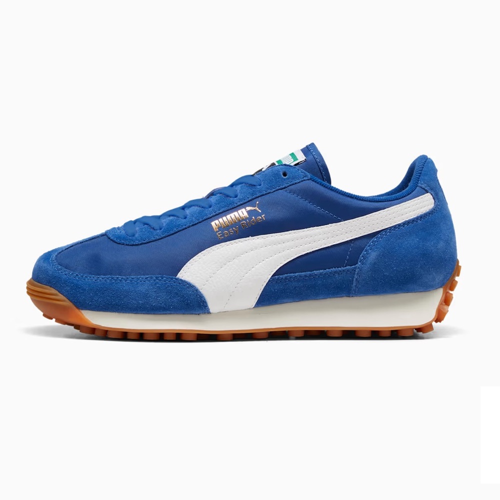 Puma Easy Rider Blue and White Sneakers
